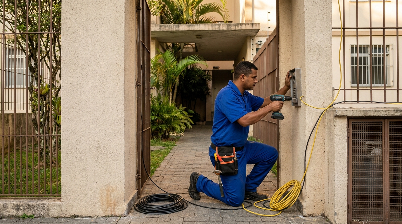 Instalação de Motor de Portão Basculante